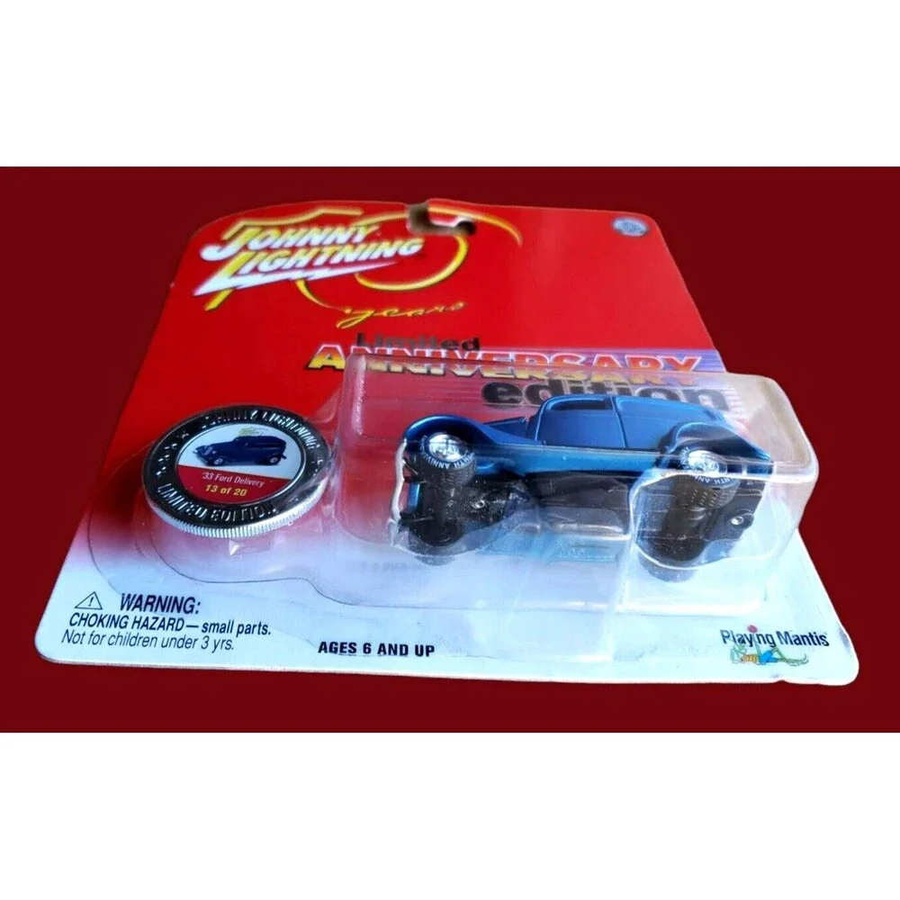 2004 Johnny Lightning '33 FORD DELIVERY Blue Real Wheels Serie 10 Years Ltd Ed.